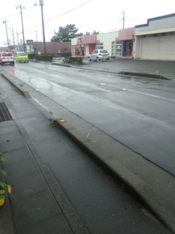 富士市は、雨です。
