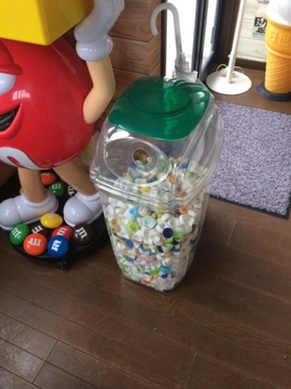 ペットボトルのキャップ