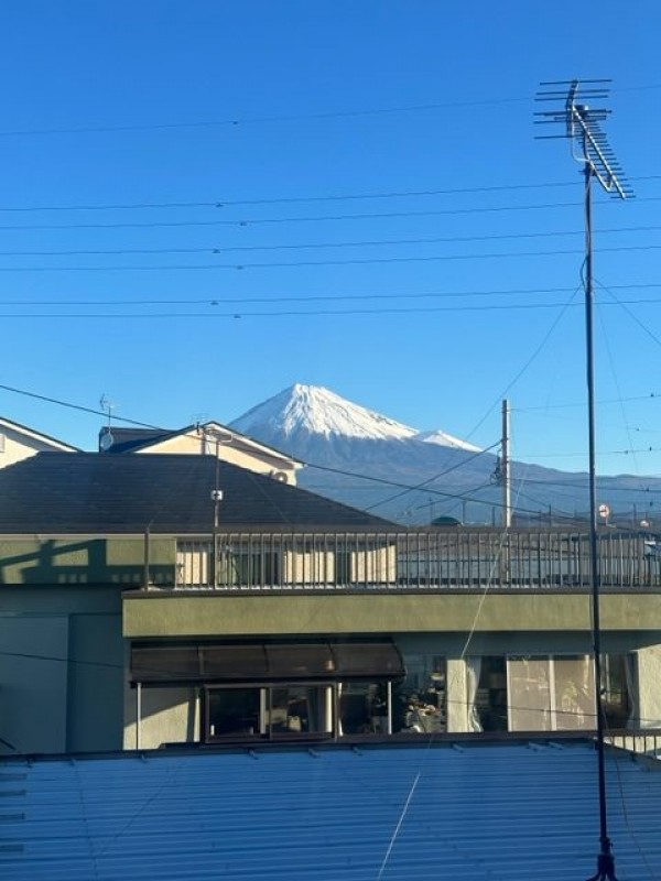 富士山雪化粧