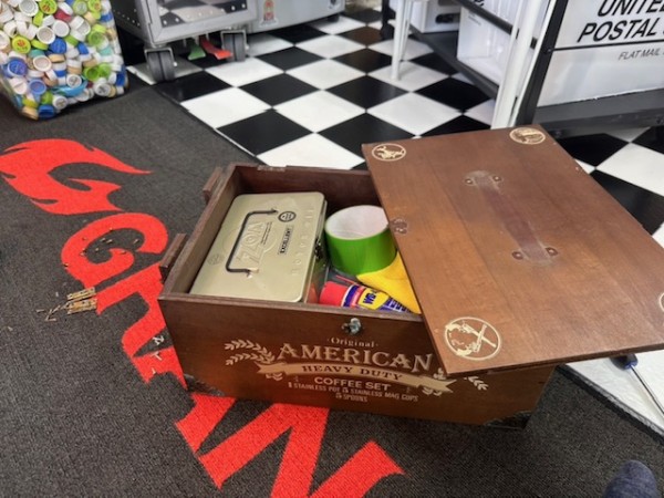 ピクニック鞄をカスタム（笑）